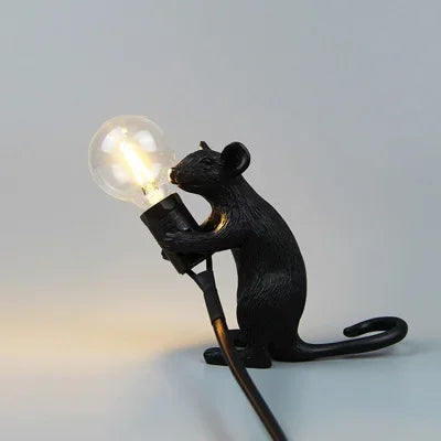 Modern USB Mouse Lamp LED Night Light – Creative Animal Shape Bedside Table Lamp for Home Decor, Bedroom, and Desktop Lighting | Kalsten
