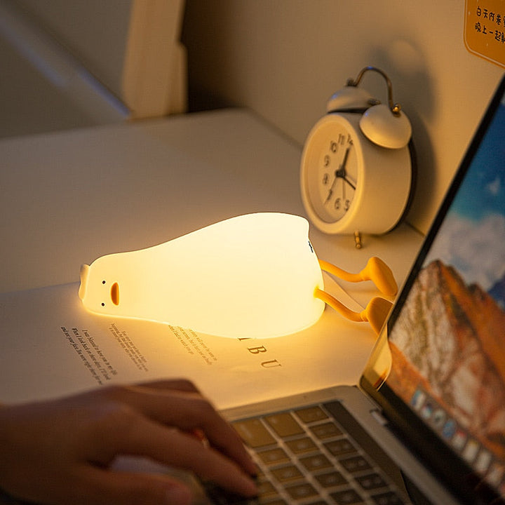 Lazy Flat Duck Atmosphere Night Lamp | Kalsten