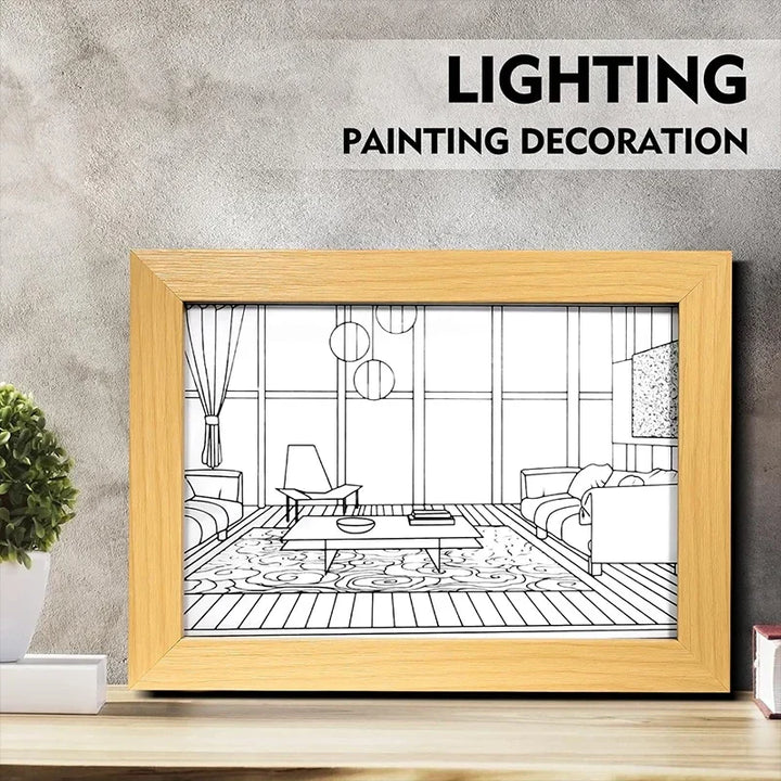 Luminous Decorative Dimmable Artsy Led Light Painting | Kalsten