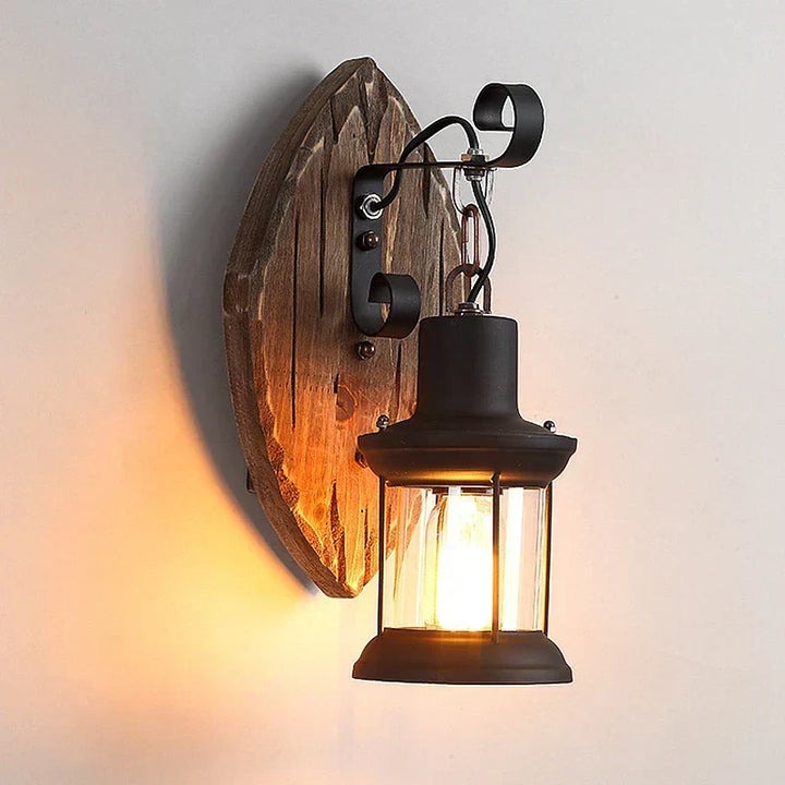 Kalsten | Retro Lantern Lamp Industrial Lantern Wall Light