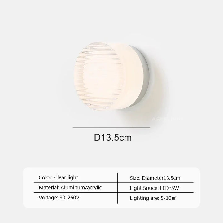 Modern LED Wall Lamp Amber Jelly | Kalsten