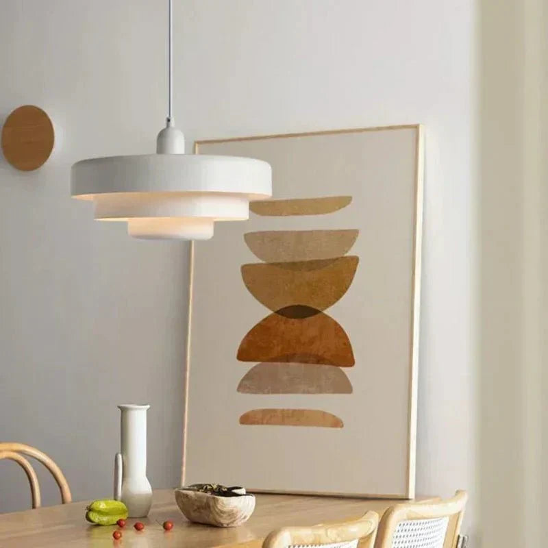 Kalsten | Elegant three-level pendant light in macaron colors
