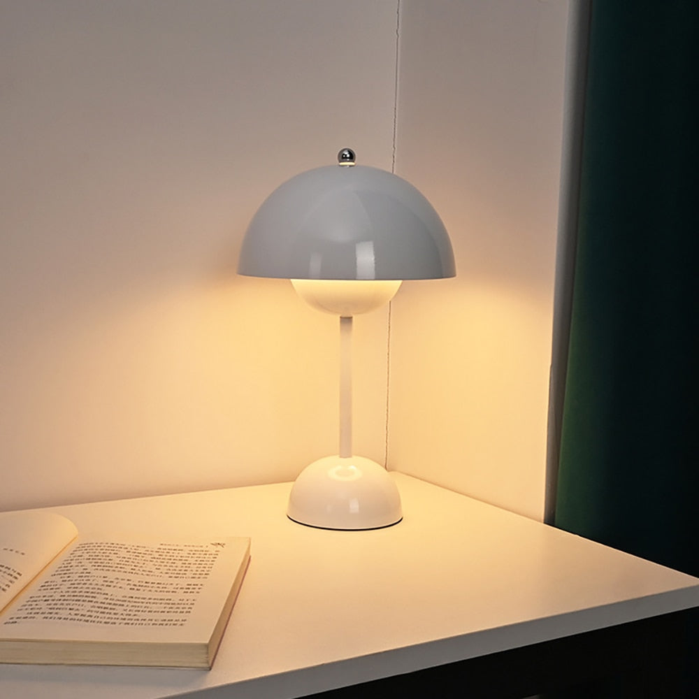 Flower Pot Table Lamp – Cordless Decorative Light