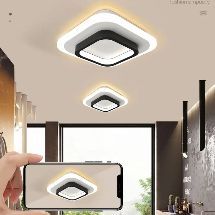 IRALAN Modern LED Ceiling Lights - Square Lighting Fixture for Bedroom, Kitchen, Aisle, Corridor | Kalsten