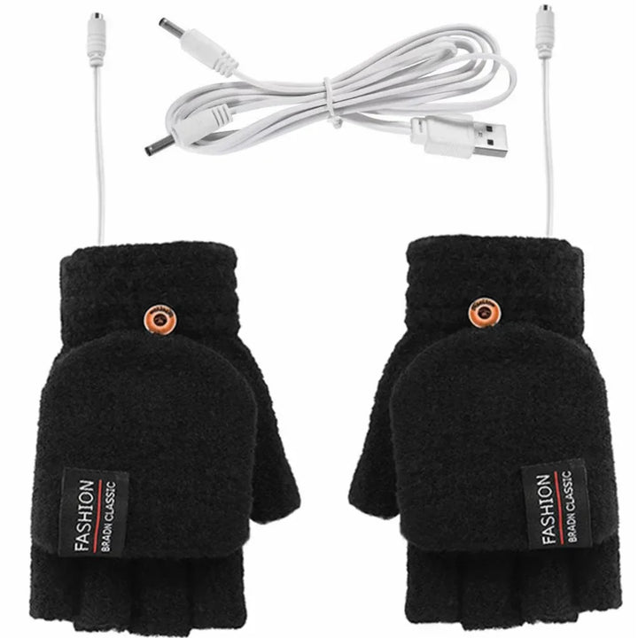 USB Rechargeable Warm Wave Heated Gloves | Kalsten