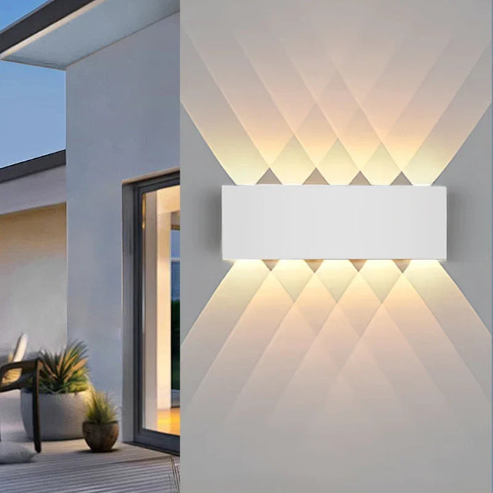 Modern LED Outdoor Wall Light – Waterproof Porch and Balcony Wall Lamp for Home Garden, IP55 Rated | Kalsten