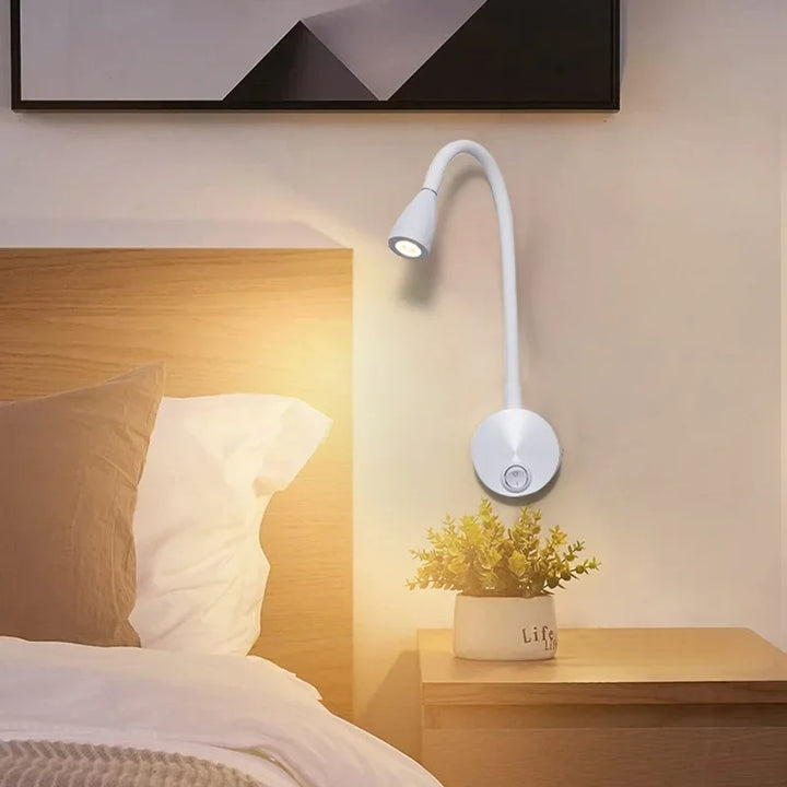 Versatile LED Wall Lamp: Modern, Flexible, Perfect for Reading in Bed | Kalsten
