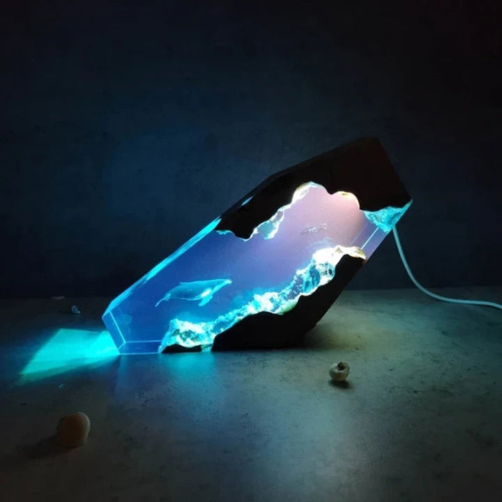 Deep Sea Adventure Resin Diver Lamp Decor | Kalsten