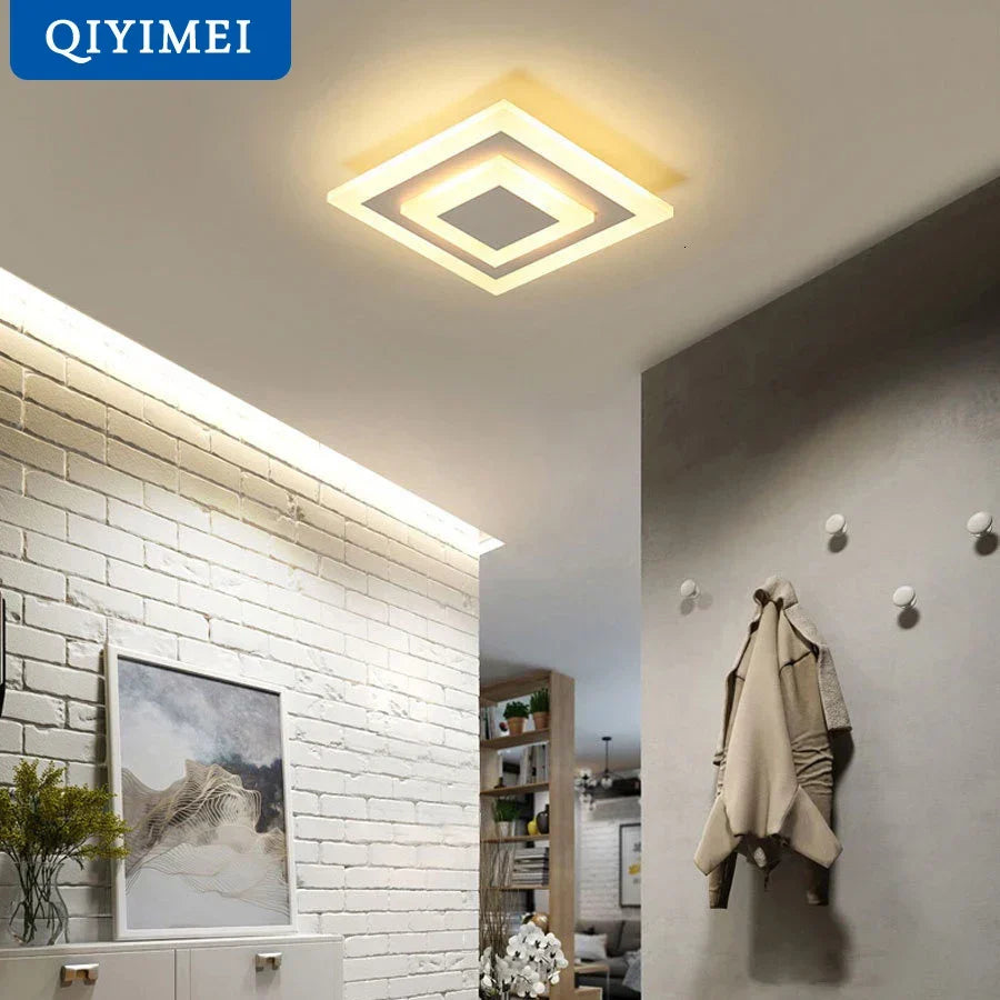 Modern LED Ceiling Light - Stylish Illumination for Corridor, Bathroom, Living Room | Kalsten