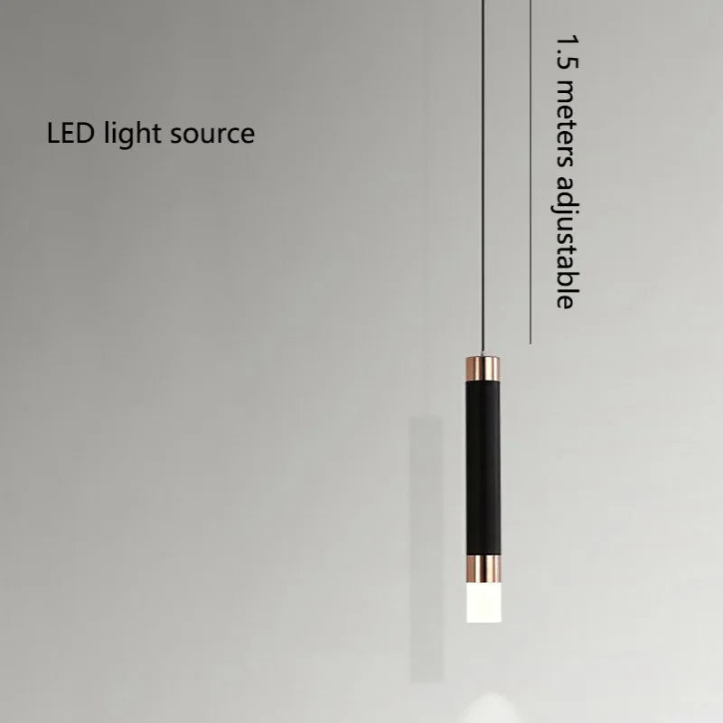 Modern Minimalist LED Pendant Light Chandelier – Adjustable Suspension Lamp for Bedroom, Living Room, and Home Decor | Kalsten