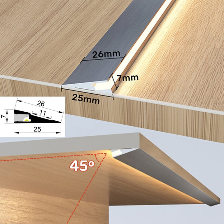 Invisible Surface Aluminum Thin Light Panel | Kalsten