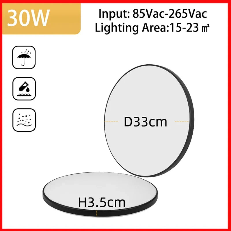 Modern LED Ceiling Light – Energy-Saving Panel Lamp for Kitchen, Bedroom, Living Room, and Corridor | Kalsten