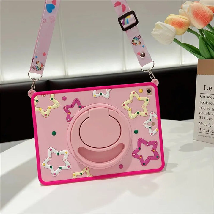 Noxord | Star Cartoon Kids Flexible iPad Case Stand