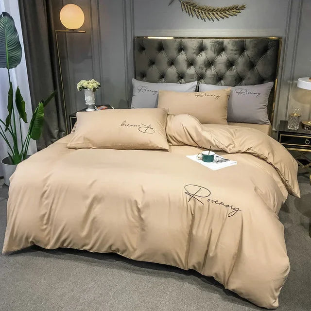 Luxury Duvet Cover with Elegant Embroidery – Soft, Breathable and High Quality | Kalsten