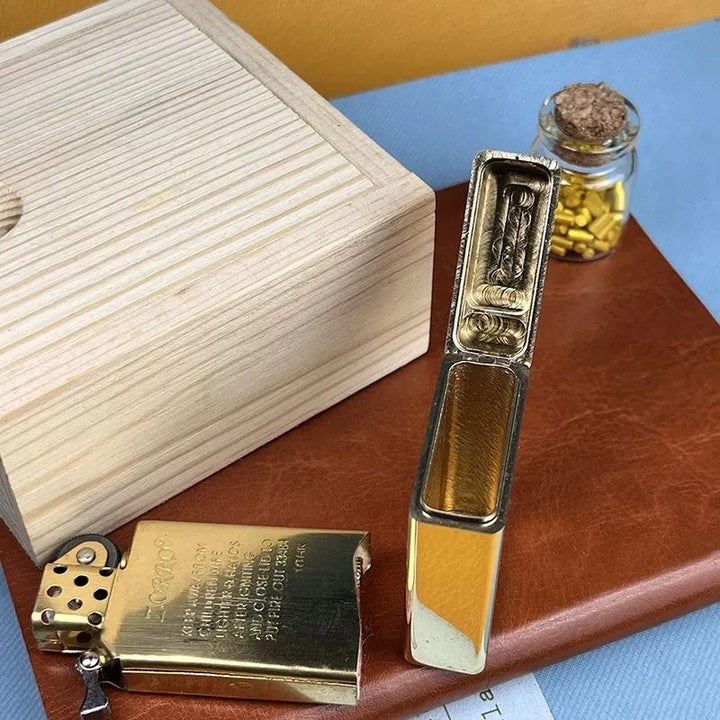 Timeless Heavy-Duty Flip-Open Flame Lighter | Kalsten