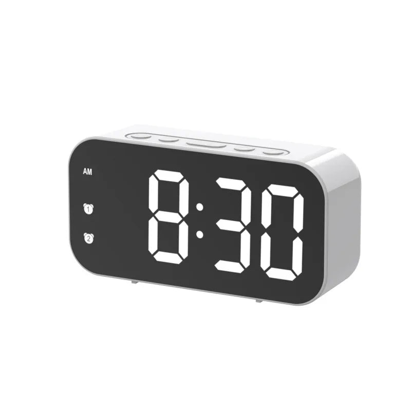 Modern LED alarm clock with temperature display and dual alarm function – Perfect for bedroom, office, and as stylish nightstand decoration | Kalsten