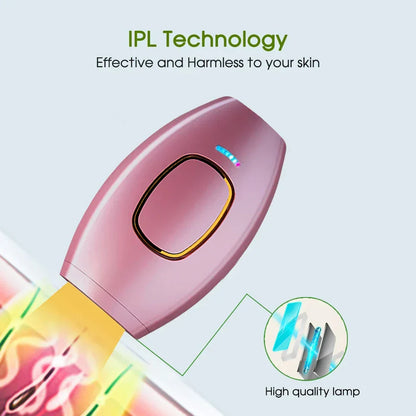 Skanto | Bikini IPL 500,000 Flash Epilator Permanent Laser Hair Removal Painless for Women Home Use Devices