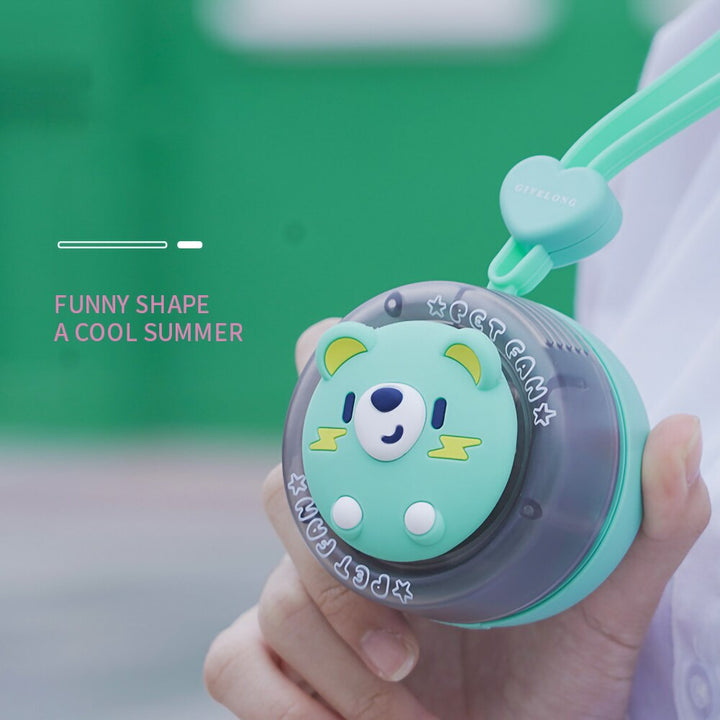 Cartoon Animal Mini Kids Neck Fan | Kalsten