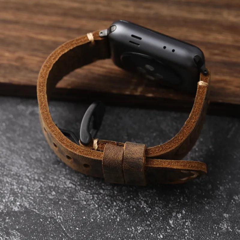 Kalsten | Handcrafted genuine leather cowhide Apple Watch band