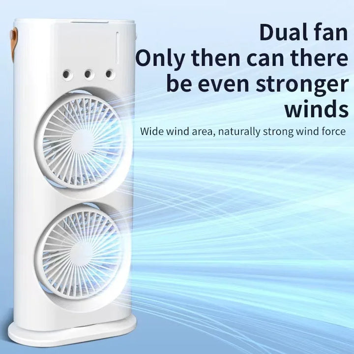 Portable Double Fan Cooling Spray Air Conditioning | Kalsten