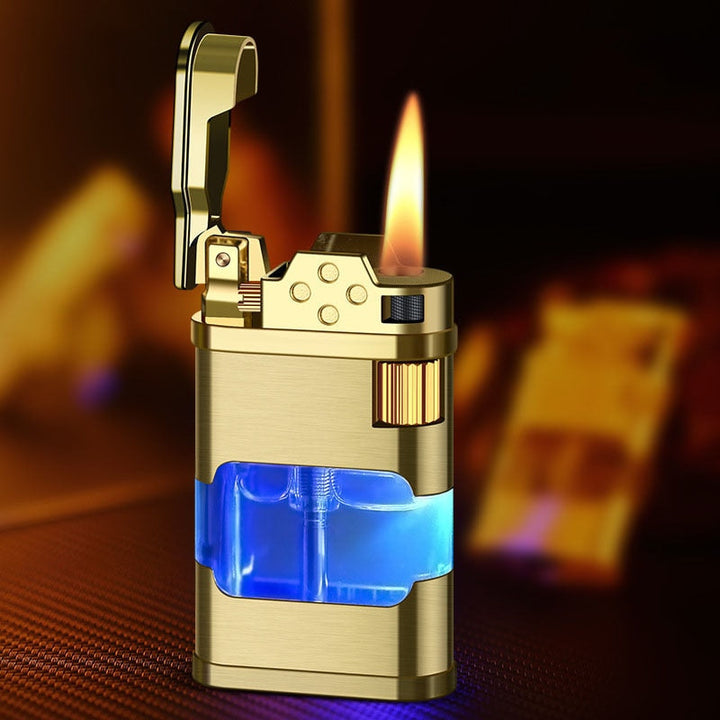 Blue Flame Metal Windproof Gas Lighter | Kalsten