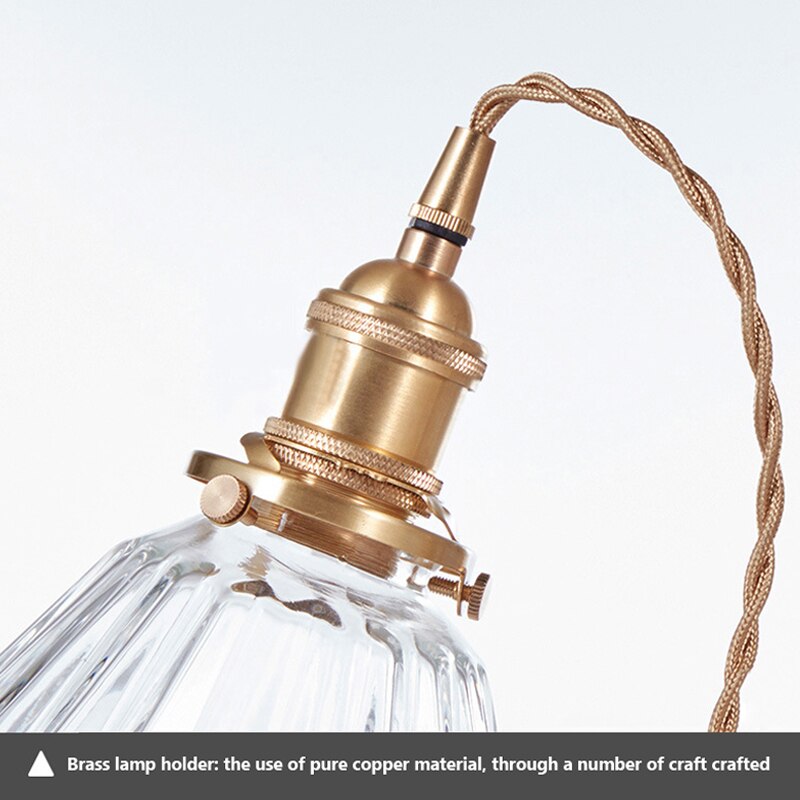 Nordic Brilliance Transparent Glass Pendant Lamp | Kalsten