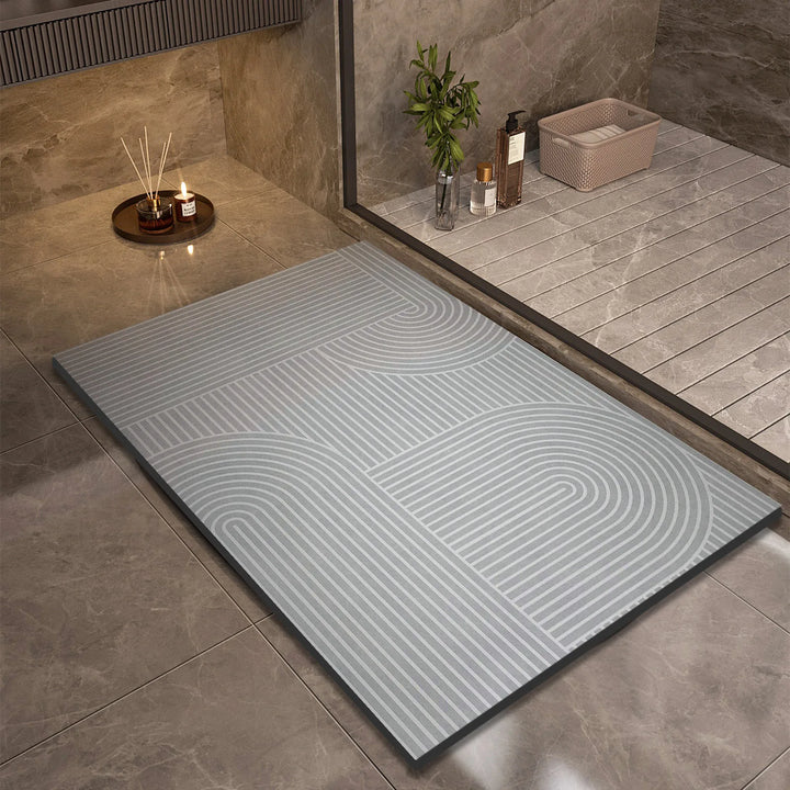 Kalsten | Superabsorbent Non-slip Bath Mat Quick-drying Shower Rug