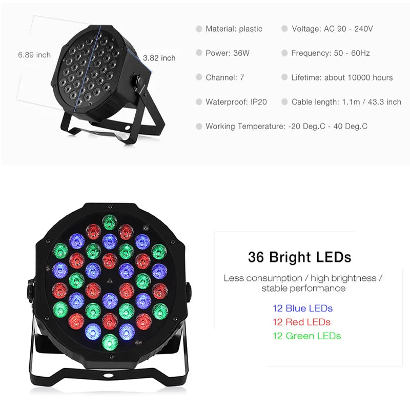 RGB DMX LED Party Light