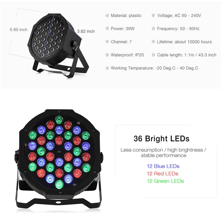 RGB DMX LED Party Light