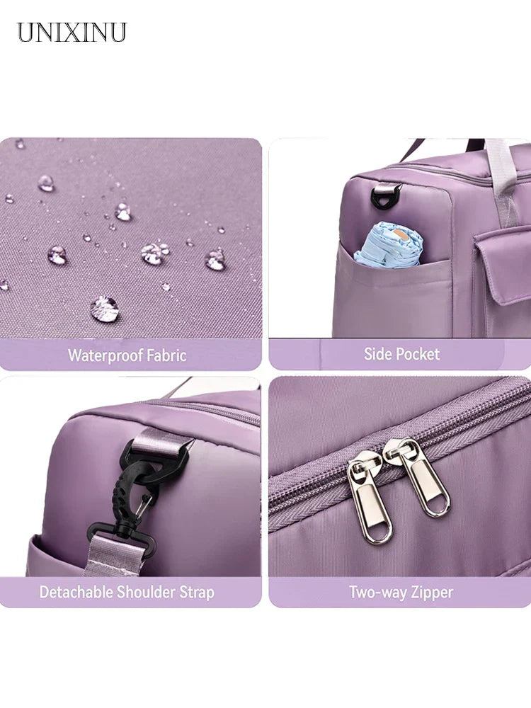 Kalsten | Viontera Travel Bag Women | 35L Weekender with Shoe Compartment | Water Resistant & Flight Approved | Sport & Fitness Bag