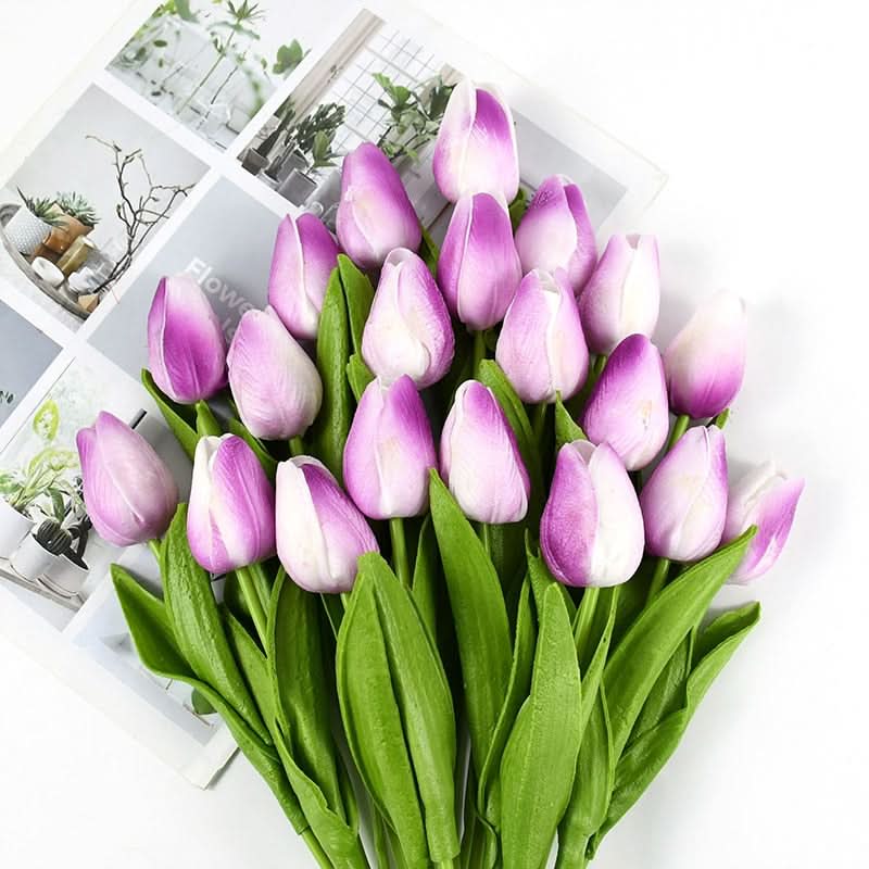Kalsten | Artificial Tulip Bouquet with Realistic Lifelike Flowers