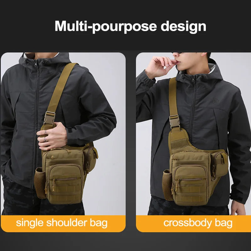Multi-Pocket Crossbody Compact Hiking Chest Bag | Kalsten
