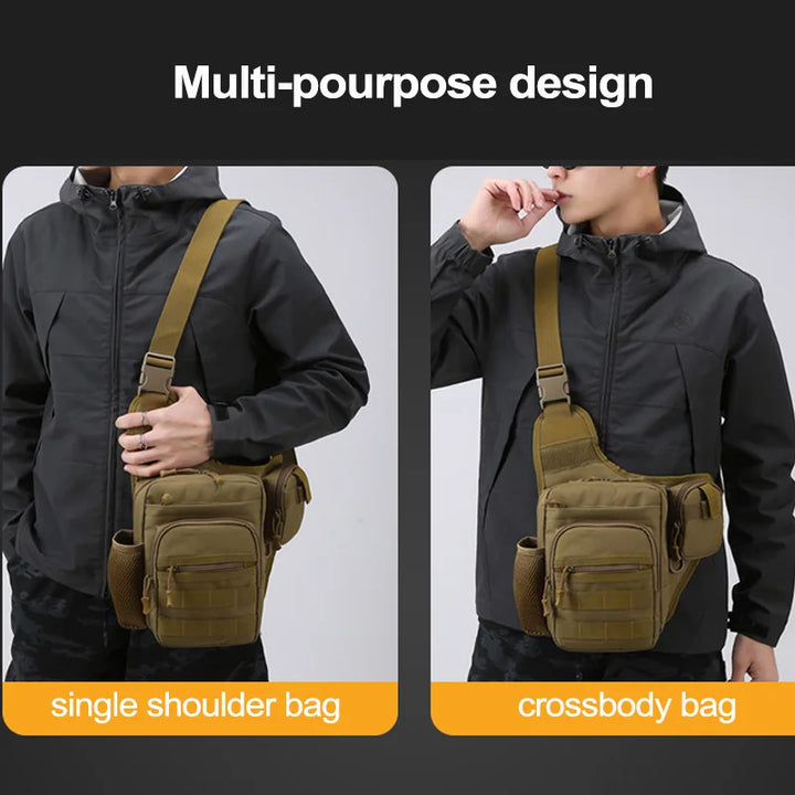 Multi-Pocket Crossbody Compact Hiking Chest Bag | Kalsten