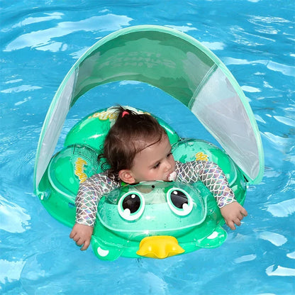 Skanto | Baby Swim Ring AquaBear | Safe Swimming Fun for Babies | For 6-36 Months | Eco-Friendly PVC