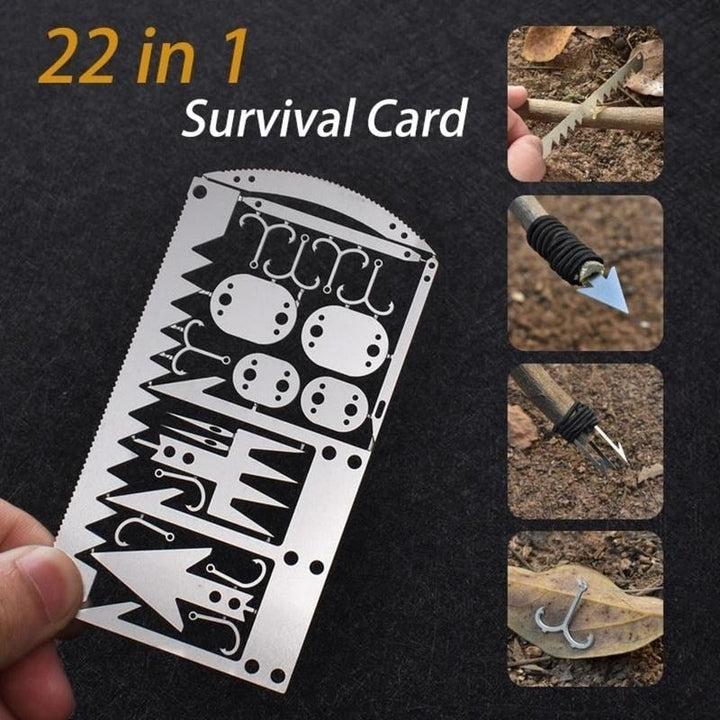 22in1 Stainless Steel Outdoor Survival Pocket Tool | Kalsten