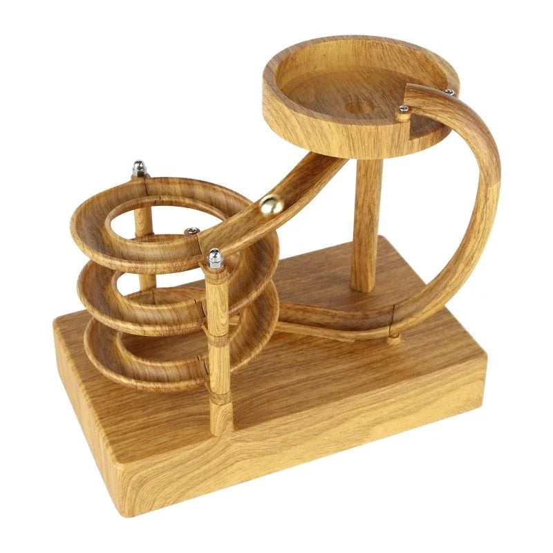 Kalsten | Wooden Perpetual Spiral Motion Kinetic Ball Roller Science Toy