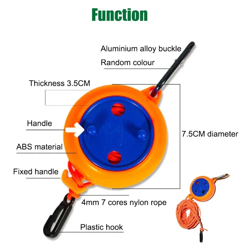 Adjustable Retractable Portable Travel Friendly Clothesline | Kalsten