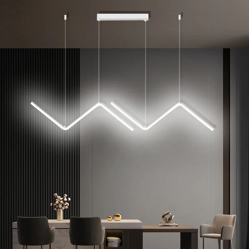 Modern LED Pendant Light – Smart Remote Control with Adjustable Brightness & Color Temperature for Dining Room, Living Room, and Bedroom | Kalsten