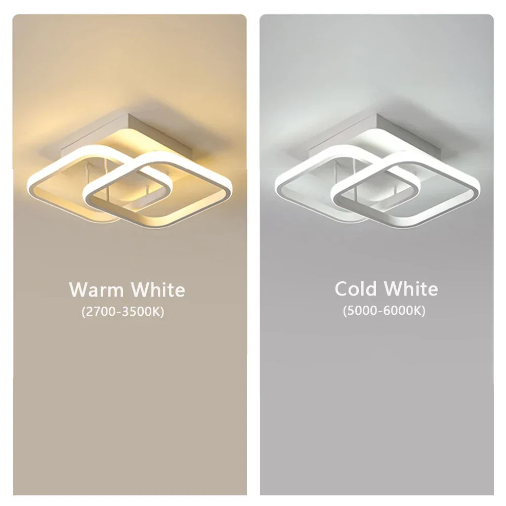IRALAN Ceiling Chandelier LED Corridor Ceiling Lamp for Kitchen Bedroom Living Balcony Aisle Lamp Home Decor Foyer Track Lights | Kalsten