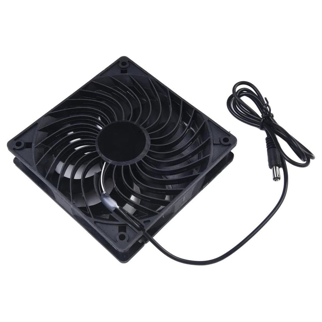 Kalsten | AirSol Duo Ventilation System | Solar-powered Dual Exhaust Fans | 10W | For Greenhouse, Livestock Barn & Outdoor Applications