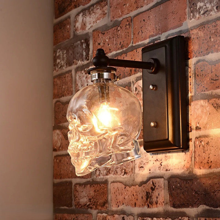 Gothic Skull Bottle Retro Wall Lamp | Kalsten