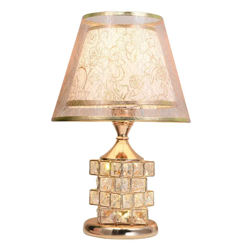 Modern Crystal Table Lamp – European Style Luxury Lamp for Wedding Gift Ideas, Sweet Bedrooms, and Home Decor | Kalsten
