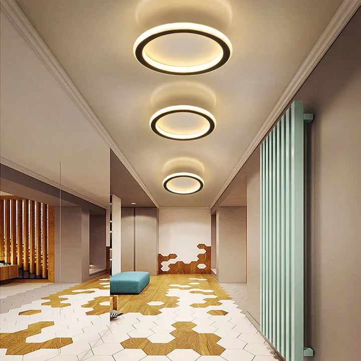 Modern Minimalist Ceiling Light – Square/Round LED Eye Protection Lamp for Bedroom, Study, Living Room, and Lounge Areas (90-260V) | Kalsten