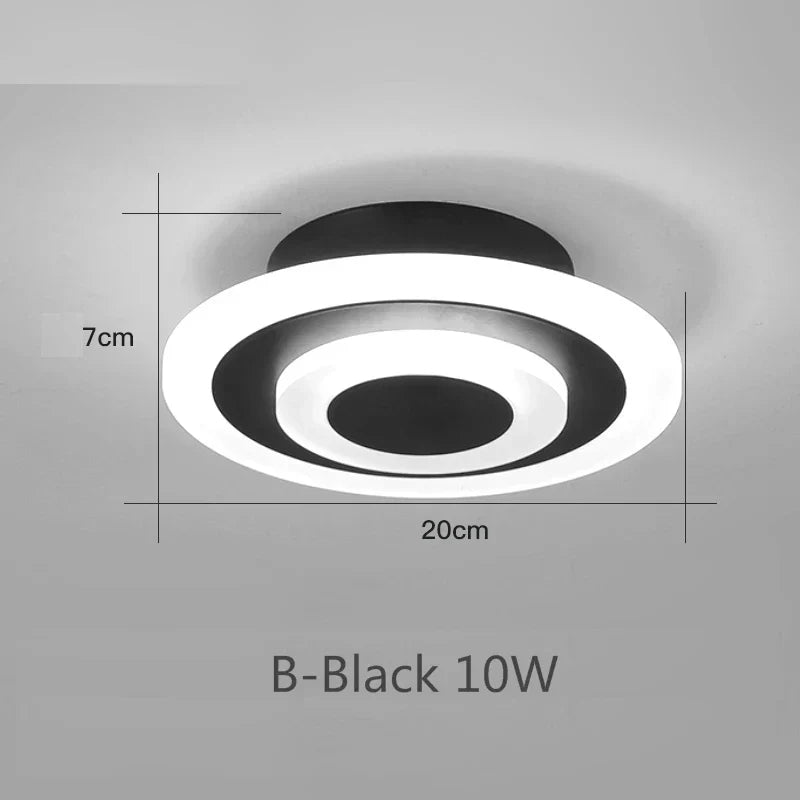 Modern LED Ceiling Light - Stylish Illumination for Corridor, Bathroom, Living Room | Kalsten