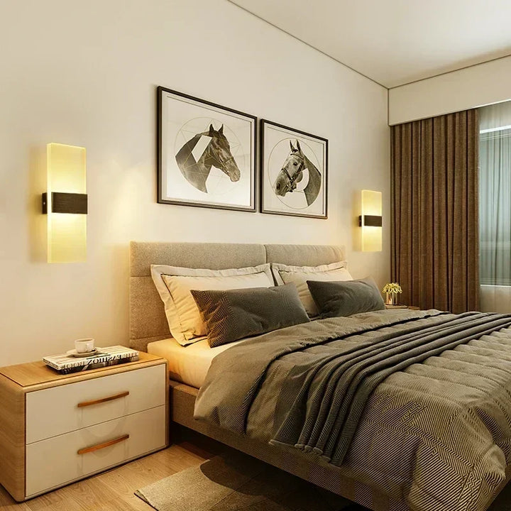Modern LED Wall Lamp – Up & Down Wall Sconce for Bedroom, Living Room, and Corridor | Kalsten