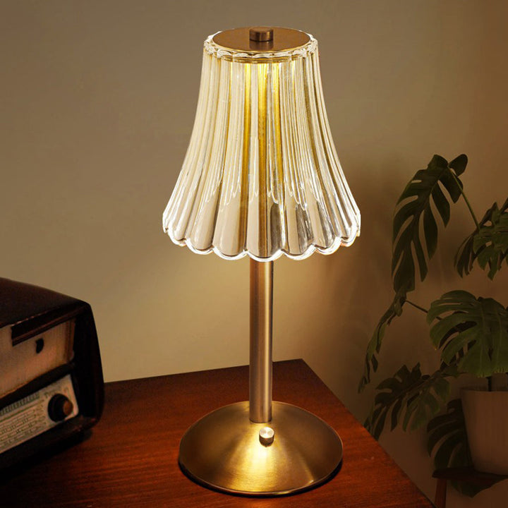 Golden Crystal Table Lamp | Kalsten