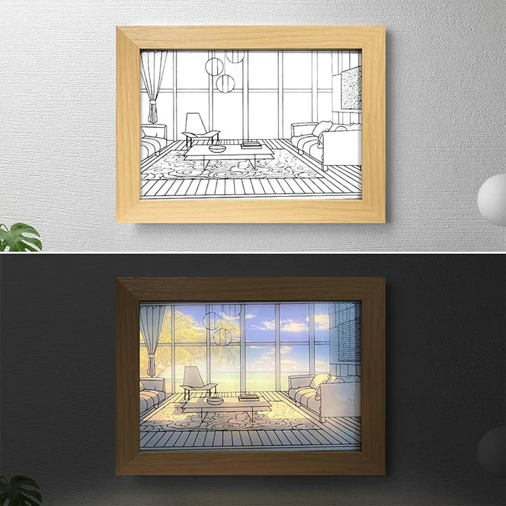 Luminous Decorative Dimmable Artsy Led Light Painting | Kalsten