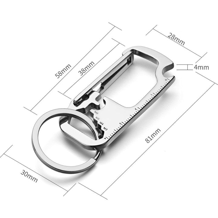 Kalsten | Stainless Steel EDC Multi Tool Bottle Opener Keychain