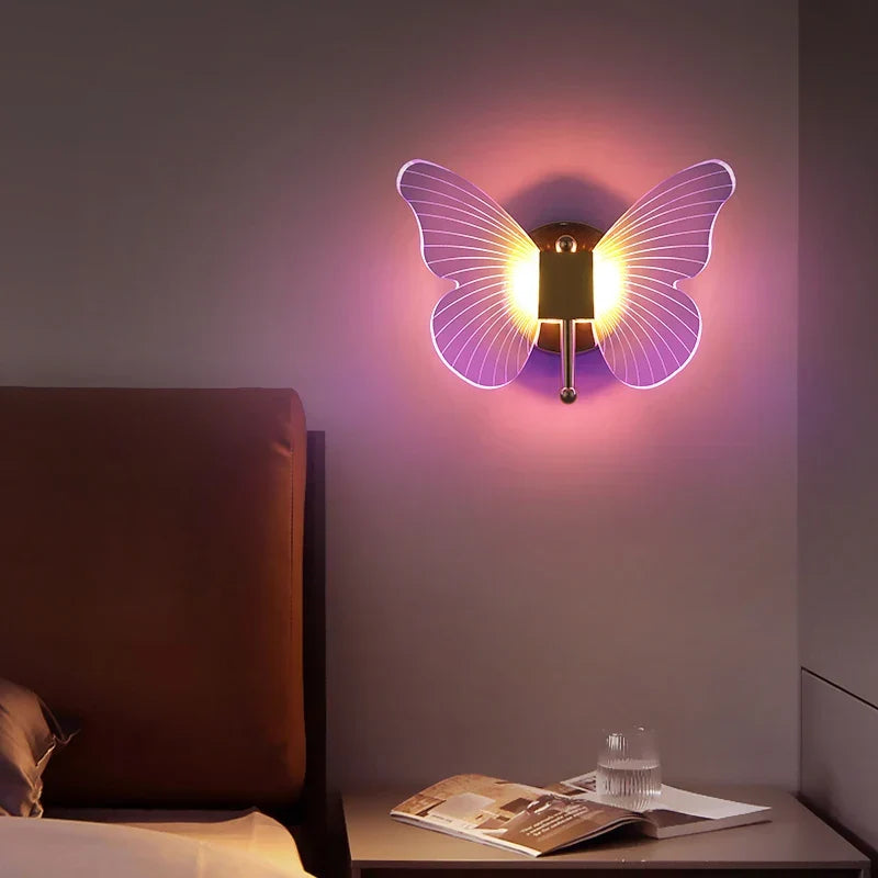 Butterfly LED Wall Lamp: Add Colorful Elegance to Your Space | Kalsten