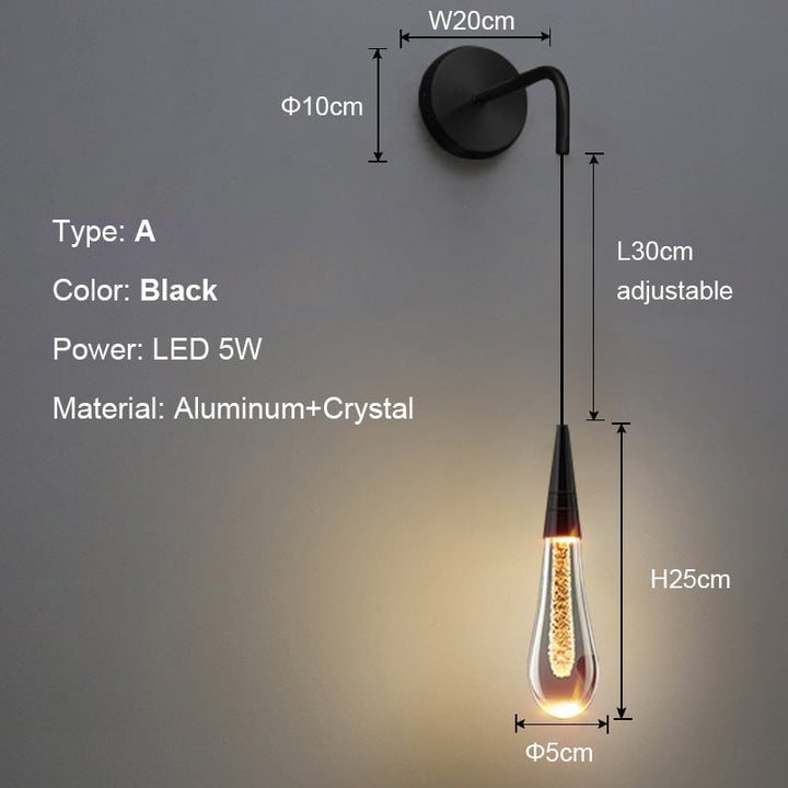 Luxurious Raindrop Wall Lamps | Kalsten